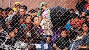 Immigrant and migrant families along U.S.-Mexico border