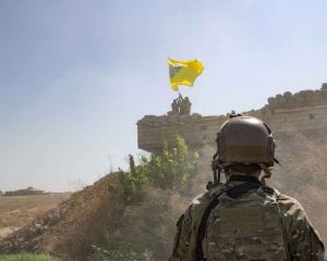 American soldier faces ISIS fighters in Syria