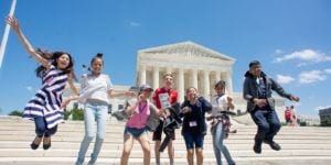 Middle School Programs Jumping Excitement Supreme Court SCOTUS
