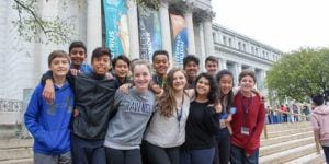 Middle School Students in DC Smithsonian