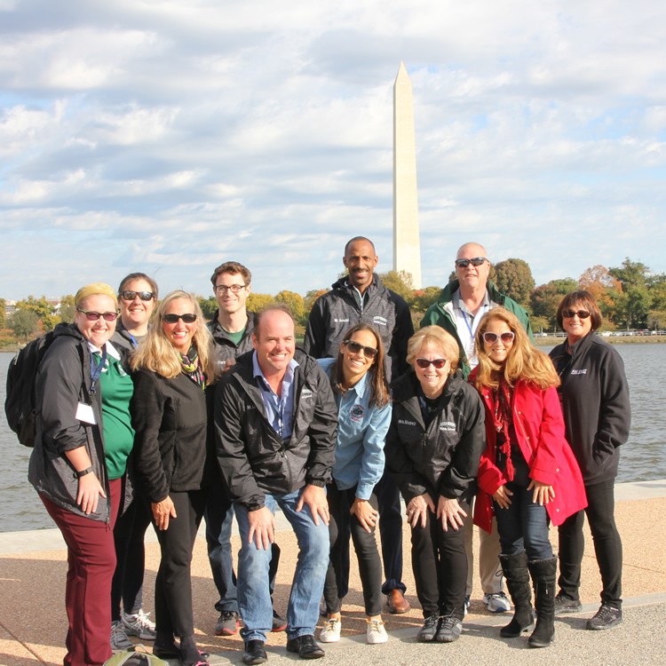 Teachers in DC Tidal basin