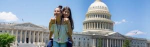 Girl students on Capitol Hill