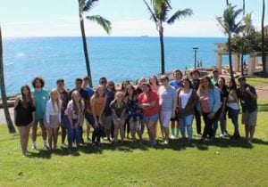 Students in Honolulu Hawaii