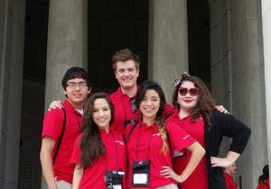 Bank of America Students at Jefferson Memorial DC