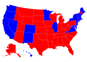 liberals vs conservatives map